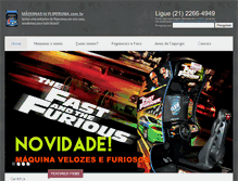 Tablet Screenshot of maquinasdefliperama.com.br